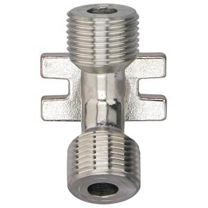 Micro Matic 543BS 3/8 Inch Bore Wall Bracket Stainless Steel Support