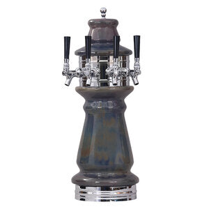 Micro Matic CT500-4KR 6 Inch Ceramic Draft Tower Glycol Cooled 4 Faucets