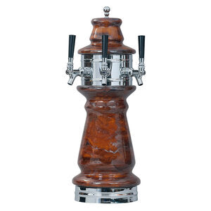 Micro Matic CT500-3KR 12 Inch Countertop Ceramic Draft Tower Glycol Cooled with (3) Faucets