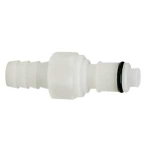 Micro Matic 896EP 5/16" In-Line Gas Quick Disconnect - Female Coupler with Shut-Off