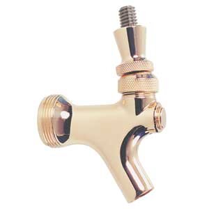Micro Matic 4933BR Faucet Polished Brass Stainless Steel Lever Draft Beer System Parts