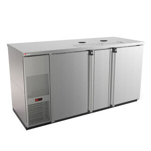 Micro Matic MDD68S-E-LT 69 Inch Draft Beer Cooler 28 cu ft Stainless Steel with Glass Rinser