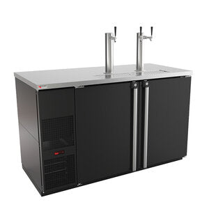 Micro Matic MDD58-E 59-1/2 Inch Draft Beer Cooler Two Section 23.7 Cu Ft with Locks