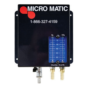 Micro Matic MM200-LD Gas Blender Leak Detector 70% CO2 30% N2 25% CO2 75% N2