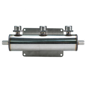 Micro Matic 2840 1/2 Inch Barb Inlet and Outlet 3 Station Beer Manifold