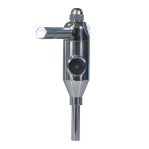 6-1/2" Long Spout Flow Control Faucet - Micro Matic SLFCF50 304 Stainless Steel Adjustable Beer Tap
