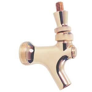 Micro Matic 4933KBR Faucet Polished Brass Brass Lever - Draft Beer System Parts
