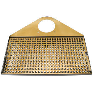 Micro Matic DP-740DSSPVD 16 Inch Perforated Drip Tray Trough Stainless Steel with Tower Plate