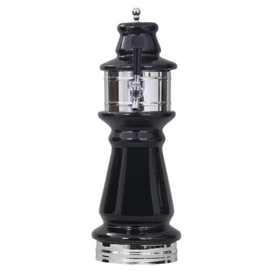 Micro Matic CT500-1 7-1/2 Inch Diameter Air Cooled Draft Beer Tower Countertop Ceramic