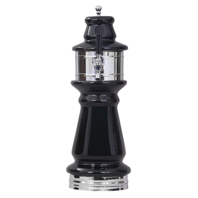 Micro Matic CT500-1 7-1/2 Inch Diameter Air Cooled Draft Beer Tower Countertop Ceramic