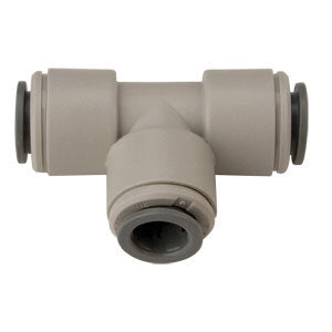 Micro Matic PI0212S 3/8 Inch OD Tee Tubing Hose Fitting Durable Plastic