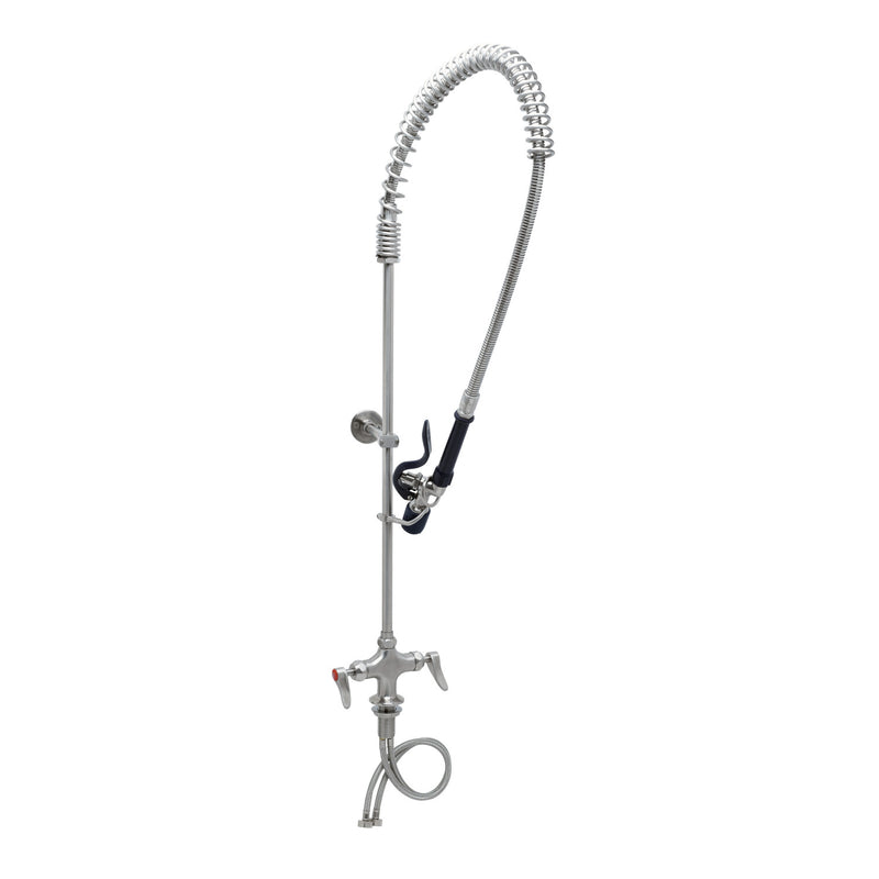 T&S Brass S-0113-CR-BJ Single Hole EverSteel Pre-Rinse Unit - S-0107-J 1.07 GPM Valve & Cerama
