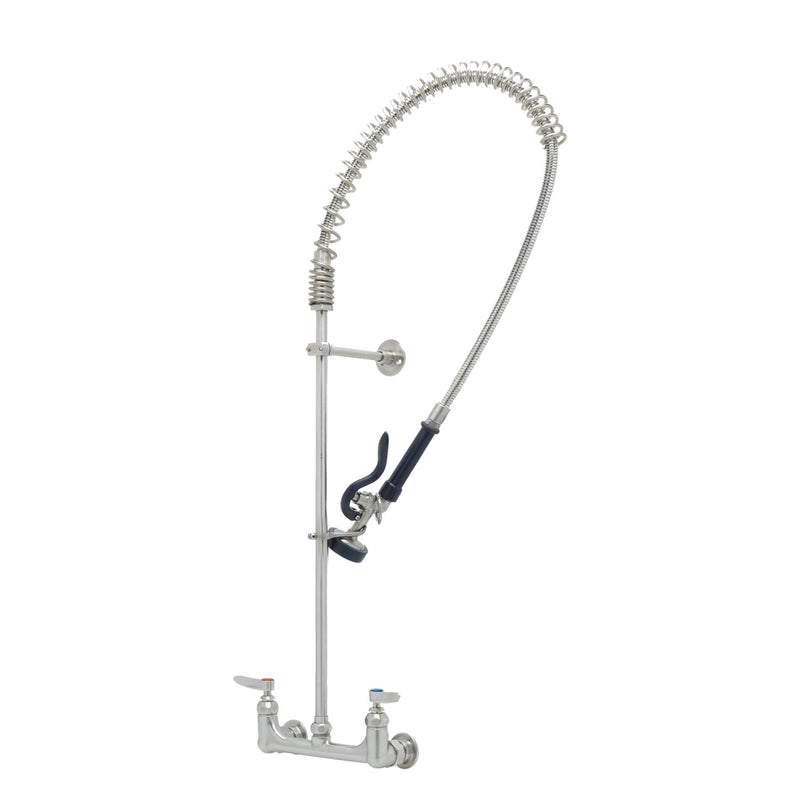 T&S Brass S-0133-B 8" Wall Mount Stainless Steel Pre-Rinse Unit - S-0107 1.15 GPM Valve