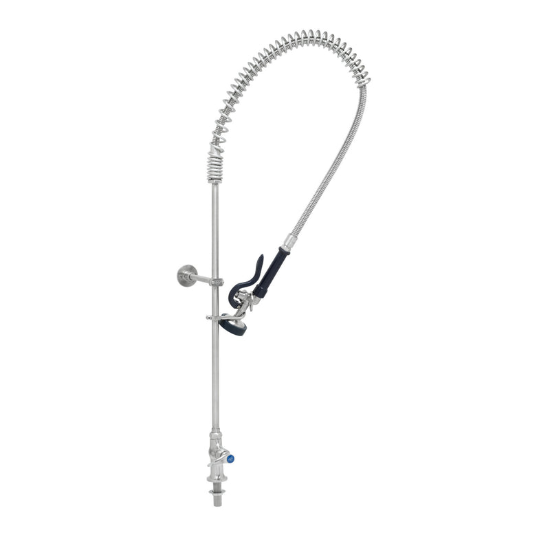T&S Brass S-2285-B Single Temperature Deck Mount Pre-Rinse Unit - Lever Handle & Stainless Steel