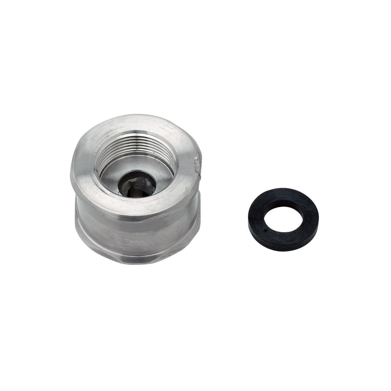 T&S Brass S018200-30 Hose Reel Hose & Spray Valve Hex Swivel - Stainless Steel Connection