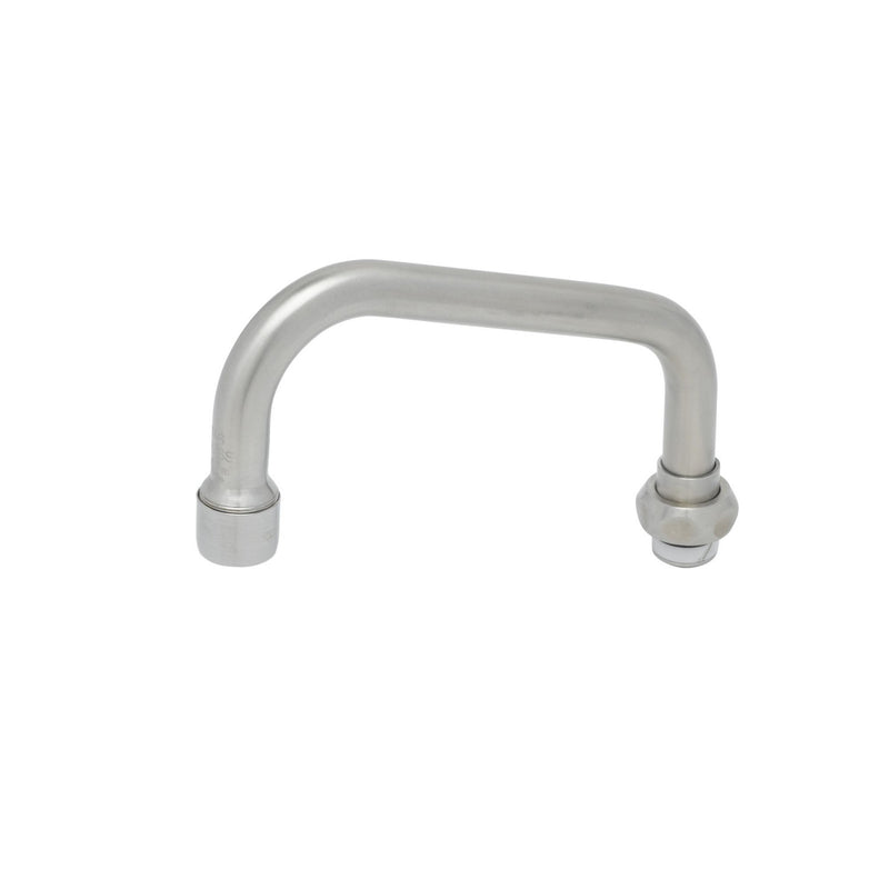 T&S Brass S059X-V20 6" Stainless Steel Swing Nozzle - 2.0 GPM Vandal-Resistant Aerator