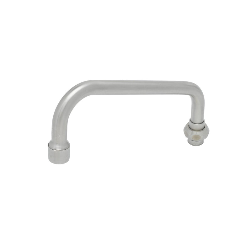 T&S Brass S060X 8" Stainless Steel Swing Nozzle - Laminar Outlet Stream Regulator