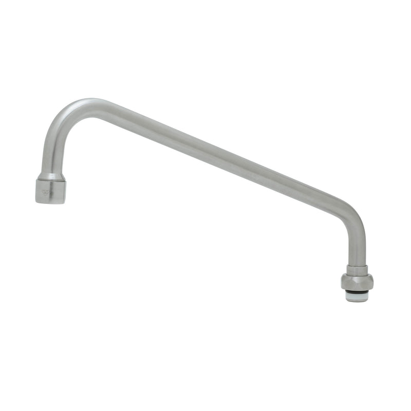 T&S Brass S062X 12" Stainless Steel Swing Nozzle - Laminar Stream Regulator Outlet