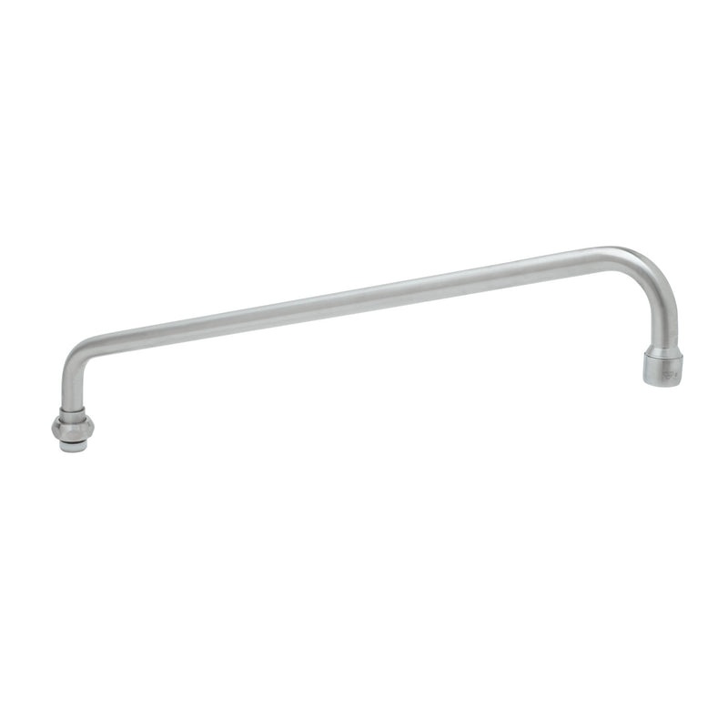 T&S Brass S065X 18" Stainless Steel Swing Nozzle - Stream Regulator Outlet