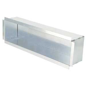 Micro Matic SB491S 20 Inch Shadow Box Short Sleeve Galvanized Construction