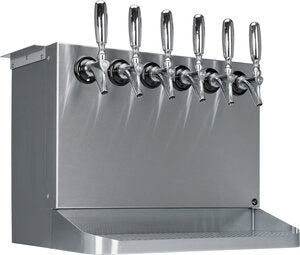 Micro Matic SB620-KR 22 Inch Draft Beer Dispenser Glycol Cooled Underbar with Drip Tray