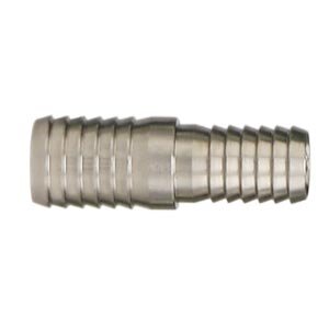 Micro Matic SSS-DF 3/8 Inch Splicer Vinyl Hose Gas Tubing Hose Fitting Stainless Steel