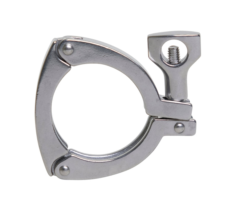 2" Three Segment Clamp W/ Wing Nut (13MHM3P) - T304 Stainless Steel - Wayland Industries - W413MHM3P-2