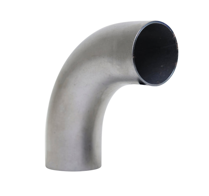 2.5" Butt-Weld Long 90 Elbow - Unpolished (L2S-U) - T304 Stainless Steel - Wayland Industries - W4L2S-25-1