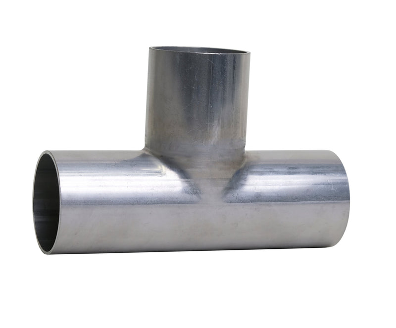 4" Butt-Weld Long Tee - Unpolished (7W-U) - T304 Stainless Steel - Wayland Industries - W47W-4-1
