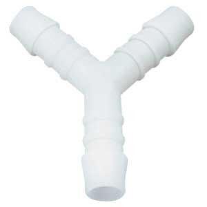 Micro Matic WD-073 3/8 Inch I.D. Plastic Yee Hose Tubing Fitting