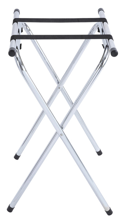 Winco TSY-1A Tray Stand with Bar Chrome Steel Support for Service