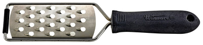 Winco VP-313 10 Inch Grater Manual Large Holes Soft Grip Handle Stainless Steel