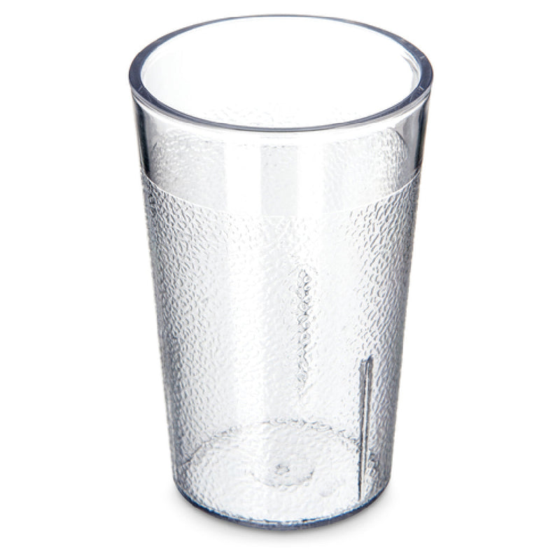 Carlisle 550107 5 Oz Clear Tumbler BPA Free Stackable with Textured Finish