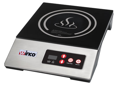 Winco EIC-400E 12 Inch Electric Induction Cooker with Ceramic Glass Surface