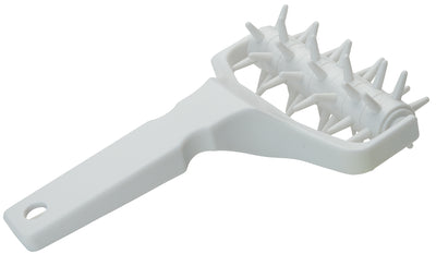 Winco RD-5P 5 Inch Dough Docker White Plastic Manual Tool