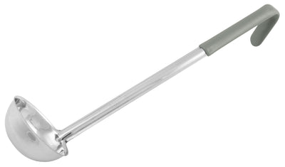 Winco LDCN-4 4 Oz Ladle One-piece Stainless Steel Gray with Prime Finish