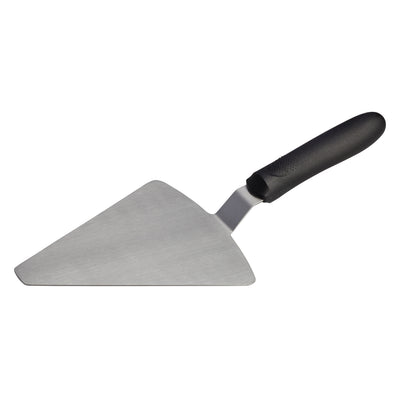 Winco TKP-62 6-7/8 Inch Stainless Steel Pizza Server with Polypropylene Black Handle