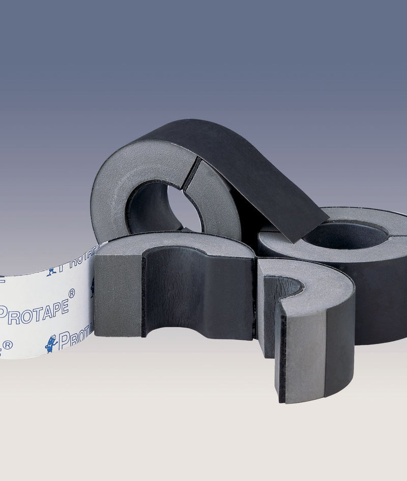 Aeroflex USA UX1434-75MM, 1/4 in ID Pipe Insulation, Black Closed-Cell Foam Tube, R3.2