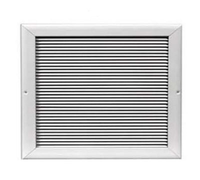 AirGuide DG3 WH 24X24, 24x24 Return Air Grille, White Aluminum Wall & Ceiling Vent Cover