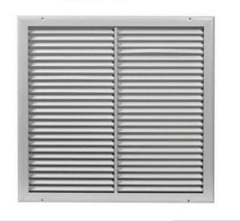 AirGuide RAT WH 24X24, 24x24 T-Bar Lay-In Return Air Grille, White Aluminum Wall & Ceiling Vent Cover