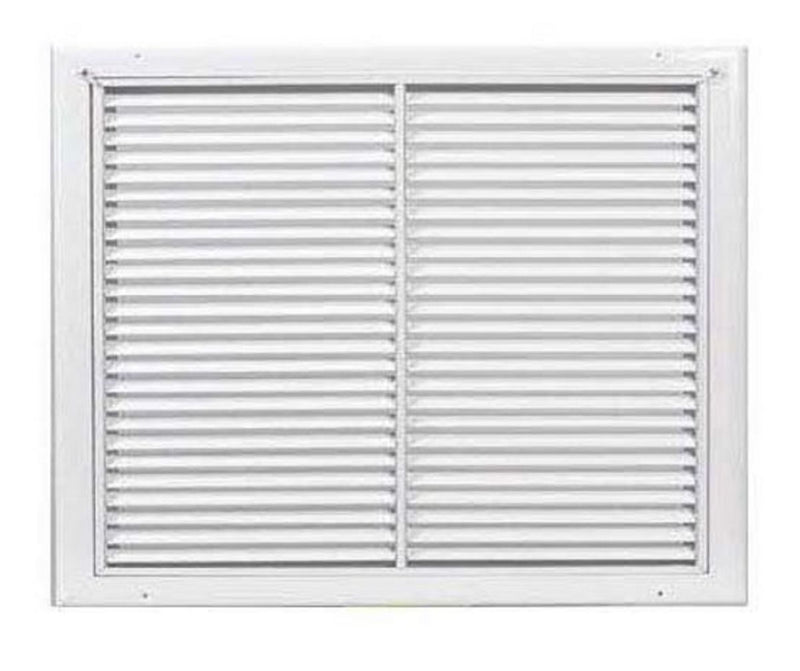 AirGuide RF2T WH 24X24, 24x24 T-Bar Lay-In Return Air Filter Grille, White Aluminum Filter Back Vent Cover, Fits 231/2x231/2x1 Filter