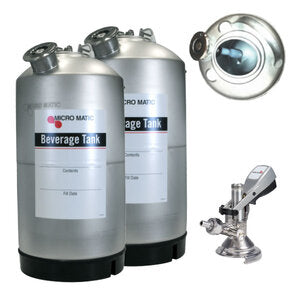 Micro Matic AMER-BT Tapping Kit 2 Beverage Tanks A-style Keg Coupler