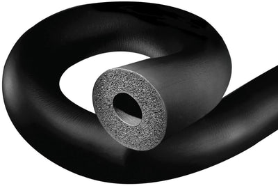 Armacell APT03810, 3/8 in ID Pipe Insulation x 1 in Wall x 6 ft, Black Closed-Cell Foam Tube, R7.4, AP Armaflex