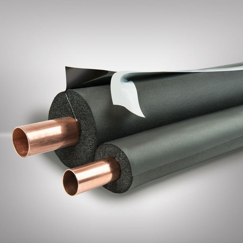 Armacell BST11812, 1-1/8 in ID Pipe Insulation x 1/2 in Wall x 6 ft, Black Closed-Cell Foam Tube, R3.3, AP Armaflex
