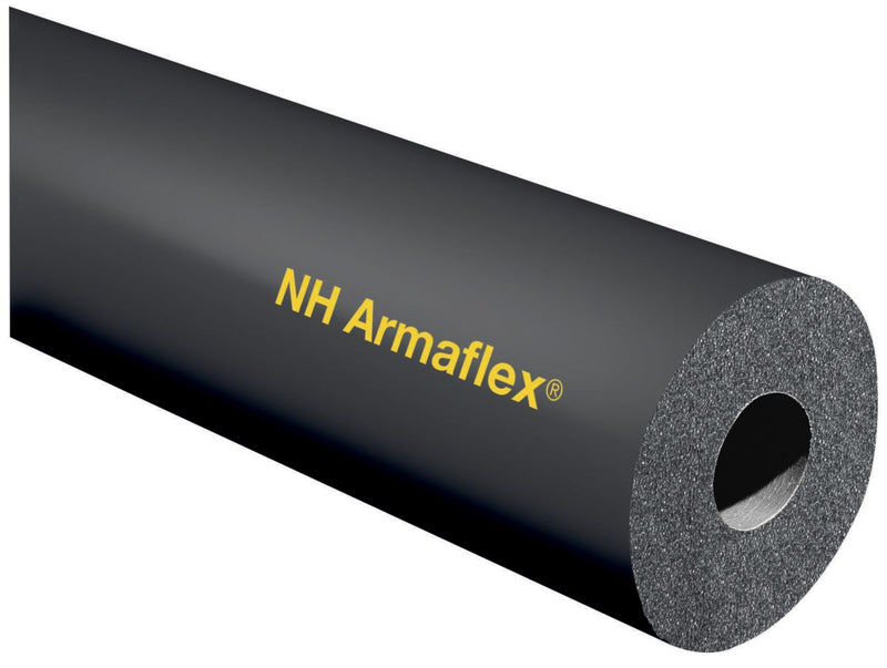 Armacell IPDGS07812, 7/8 in ID Pipe Insulation x 1/2 in Wall x 6 ft, Gray Closed-Cell Foam Tube, R3.1, Tubolit