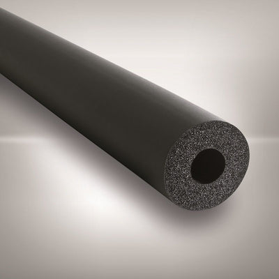 Armacell OET11836N2, 1-1/8 in ID Pipe Insulation x 6 ft, Black Closed-Cell Foam Tube, R1.2