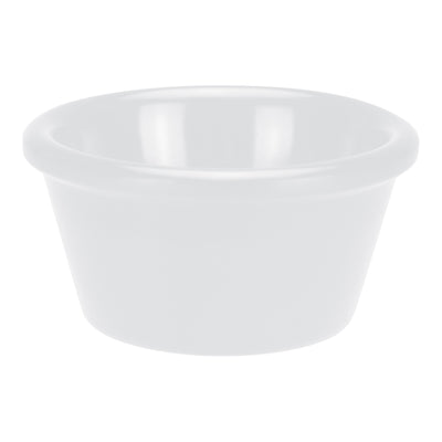 Winco RP-4W 4 Oz Ramekin Plain Dishwasher Safe Break Resistant Melamine White