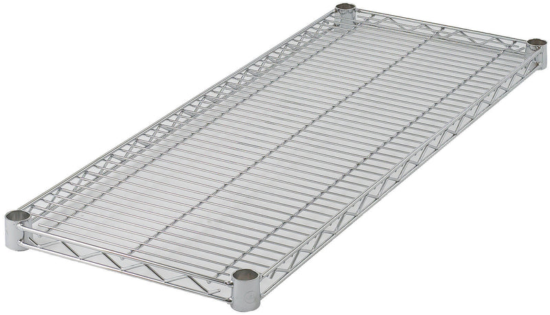Winco VC-1872 72 Inch Shelf Wire Chrome Plated NSF with Sleeve Clips