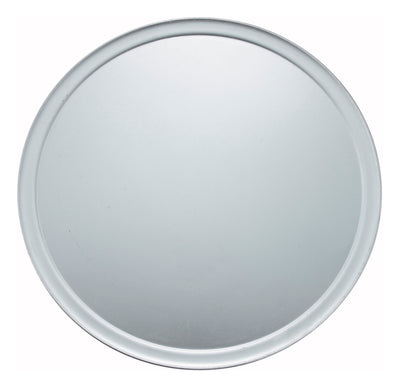 Winco APZT-18 18 Inch Aluminum Pizza Pan - Wide Rim Round Commercial Bakery