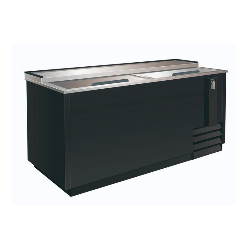Serv-Ware 65" Horizontal Bottle Cooler - 25-Case Commercial Deep Well Cooler